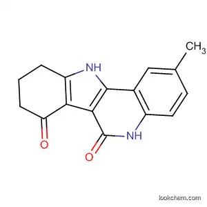 Molecular Structure of 920276-19-3 (5H-Indolo[3,2-c]quinoline-6,7-dione, 8,9,10,11-tetrahydro-2-methyl-)