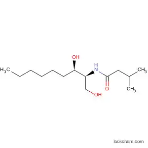 Molecular Structure of 920277-31-2 (Butanamide, N-[(1S,2R)-2-hydroxy-1-(hydroxymethyl)octyl]-3-methyl-)