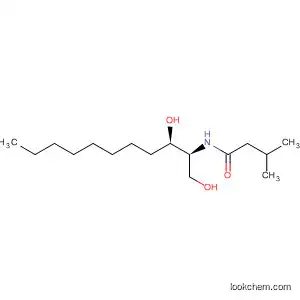 Molecular Structure of 920277-37-8 (Butanamide, N-[(1S,2R)-2-hydroxy-1-(hydroxymethyl)decyl]-3-methyl-)