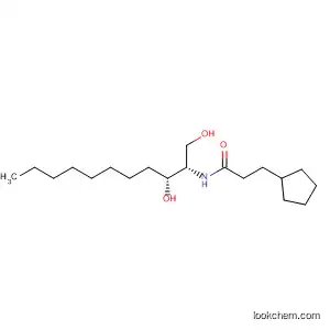 Molecular Structure of 920277-38-9 (Cyclopentanepropanamide,
N-[(1S,2R)-2-hydroxy-1-(hydroxymethyl)decyl]-)