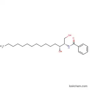 Molecular Structure of 920277-41-4 (Benzamide, N-[(1S,2R)-2-hydroxy-1-(hydroxymethyl)tetradecyl]-)