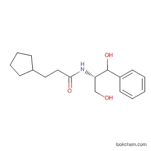 Molecular Structure of 920277-50-5 (Cyclopentanepropanamide,
N-[(1S)-2-hydroxy-1-(hydroxymethyl)-2-phenylethyl]-)