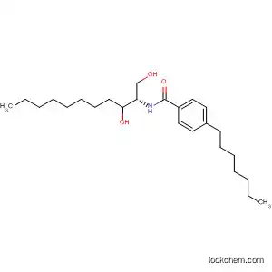 Molecular Structure of 920277-58-3 (Benzamide, 4-heptyl-N-[(1S)-2-hydroxy-1-(hydroxymethyl)decyl]-)