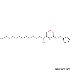 Molecular Structure of 920277-67-4 (Cyclopentanepropanamide,
N-[(1S)-2-hydroxy-1-(hydroxymethyl)tetradecyl]-)