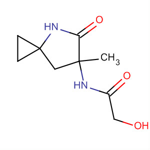 Acetamide, 2-hydroxy-N-(6-methyl-5-oxo-4-azaspiro[2.4]hept-6-yl)-