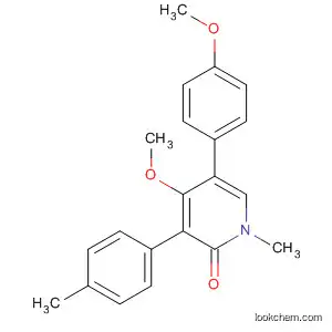 Molecular Structure of 920490-78-4 (2(1H)-Pyridinone,
4-methoxy-5-(4-methoxyphenyl)-1-methyl-3-(4-methylphenyl)-)