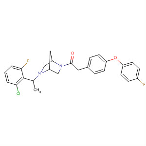Ethanone,  1-[5-[1-(2-chloro-6-fluorophenyl)ethyl]-2,5-diazabicyclo[2.2.1]hept-2-yl]-2  -[4-(4-fluorophenoxy)phenyl]-