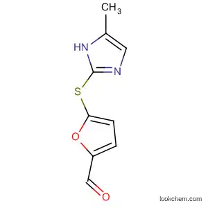 Molecular Structure of 920536-37-4 (2-Furancarboxaldehyde, 5-[(5-methyl-1H-imidazol-2-yl)thio]-)