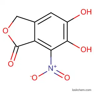 Molecular Structure of 921196-79-4 (1(3H)-Isobenzofuranone, 5,6-dihydroxy-7-nitro-)