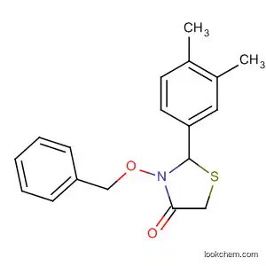 Molecular Structure of 921611-04-3 (4-Thiazolidinone, 2-(3,4-dimethylphenyl)-3-(phenylmethoxy)-)