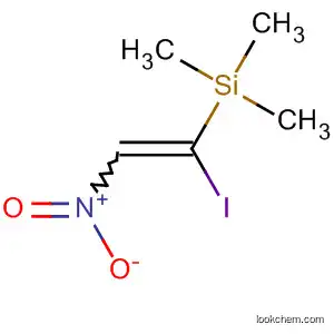 Molecular Structure of 922139-04-6 (Silane, (1-iodo-2-nitroethenyl)trimethyl-)