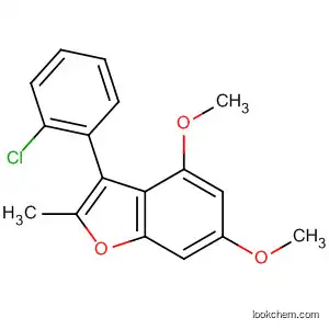 Molecular Structure of 922140-93-0 (Benzofuran, 3-(2-chlorophenyl)-4,6-dimethoxy-2-methyl-)