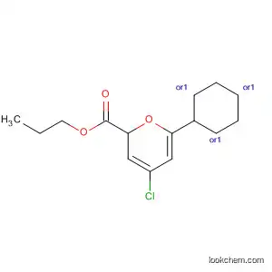 Molecular Structure of 922160-52-9 (2H-Pyran-2-carboxylic acid, 4-chlorotetrahydro-6-phenyl-, propyl ester,
(2R,4R,6R)-rel-)