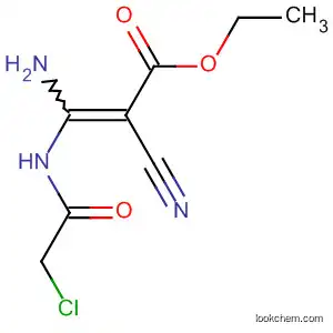 2-Propenoic acid, 3-amino-3-[(2-chloroacetyl)amino]-2-cyano-, ethyl
ester