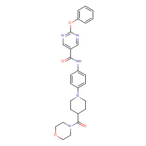 5-Pyrimidinecarboxamide,
N-[4-[4-(4-morpholinylcarbonyl)-1-piperidinyl]phenyl]-2-phenoxy-