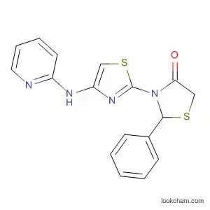 Molecular Structure of 928032-42-2 (4-Thiazolidinone, 2-phenyl-3-[4-(2-pyridinylamino)-2-thiazolyl]-)