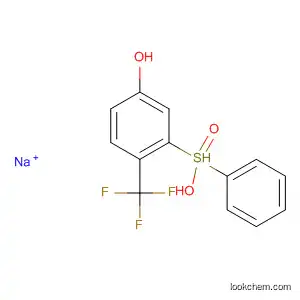 Benzenesulfinic acid, 3-[4-(trifluoromethyl)phenoxy]-, sodium salt (1:1)