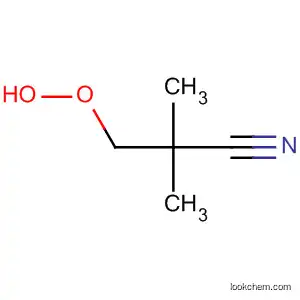 Molecular Structure of 98071-18-2 (Propanenitrile, 3-hydroperoxy-2,2-dimethyl-)