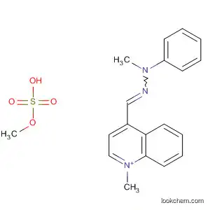 Molecular Structure of 99003-74-4 (Quinolinium, 1-methyl-4-[(1-methyl-1-phenylhydrazinylidene)methyl]-,
methyl sulfate (1:1))