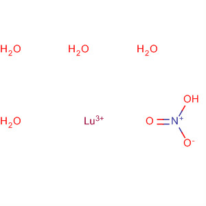 Molecular Structure of 17836-45-2 (Nitric acid, lutetium(3+) salt, tetrahydrate)