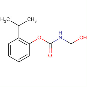 Molecular Structure of 17863-56-8 (Carbamic acid, (hydroxymethyl)-, 2-(1-methylethyl)phenyl ester)
