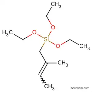 Molecular Structure of 18002-66-9 (Silane, triethoxy(2-methyl-2-butenyl)-)