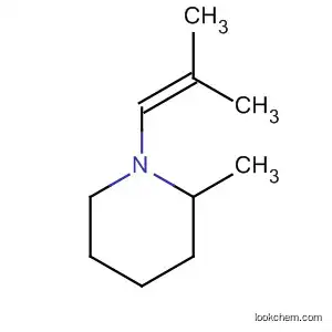 Molecular Structure of 18513-82-1 (Piperidine, 2-methyl-1-(2-methyl-1-propenyl)-)