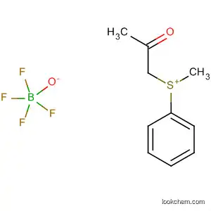 Molecular Structure of 21529-82-8 (Sulfonium, methyl(2-oxopropyl)phenyl-, tetrafluoroborate(1-))