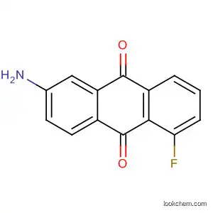 Molecular Structure of 2392-33-8 (9,10-Anthracenedione, 6-amino-1-fluoro-)