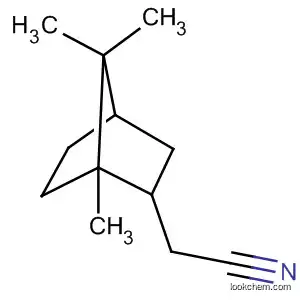Molecular Structure of 23985-17-3 (Bicyclo[2.2.1]heptane-2-acetonitrile, 1,7,7-trimethyl-)