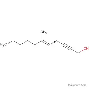 Molecular Structure of 24089-03-0 (5-Undecen-2-yn-1-ol, 6-methyl-)