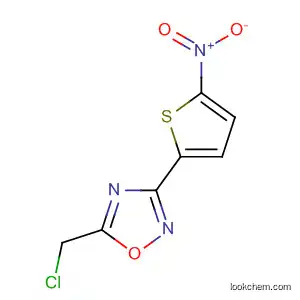 Molecular Structure of 24142-96-9 (1,2,4-Oxadiazole, 5-(chloromethyl)-3-(5-nitro-2-thienyl)-)