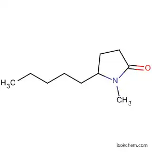 Molecular Structure of 26018-06-4 (2-Pyrrolidinone, 1-methyl-5-pentyl-)