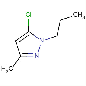 Molecular Structure of 29938-67-8 (1H-Pyrazole, 5-chloro-3-methyl-1-propyl-)
