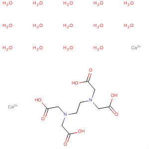 Molecular Structure of 29990-17-8 (Glycine, N,N'-1,2-ethanediylbis[N-(carboxymethyl)-, calcium salt (1:2),
heptahydrate)