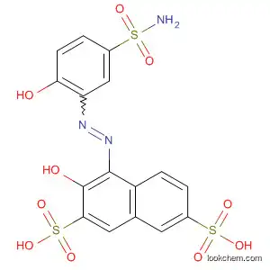 Molecular Structure of 33683-64-6 (2,7-Naphthalenedisulfonic acid,
4-[[5-(aminosulfonyl)-2-hydroxyphenyl]azo]-3-hydroxy-)