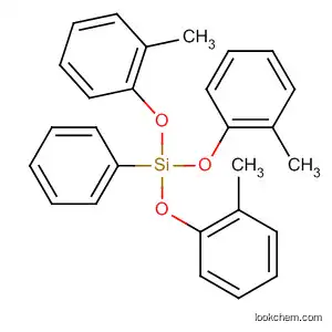 Molecular Structure of 35074-48-7 (Silane, tris(2-methylphenoxy)phenyl-)