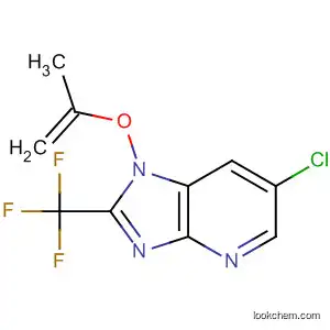 Molecular Structure of 35196-03-3 (1H-Imidazo[4,5-b]pyridine,
6-chloro-1-(2-propenyloxy)-2-(trifluoromethyl)-)
