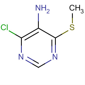 5-Pyrimidinamine, 4-chloro-6-(methylthio)-