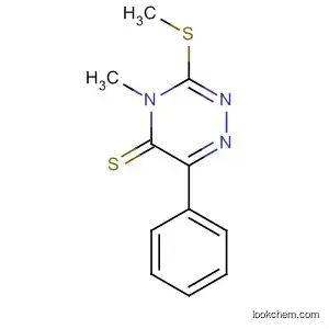 Molecular Structure of 38119-59-4 (1,2,4-Triazine-5(4H)-thione, 4-methyl-3-(methylthio)-6-phenyl-)