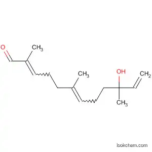 Molecular Structure of 41051-29-0 (2,6,11-Dodecatrienal, 10-hydroxy-2,6,10-trimethyl-)