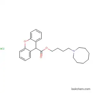 9H-Xanthene-9-carboxylic acid, 4-(hexahydro-1(2H)-azocinyl)butyl
ester, hydrochloride