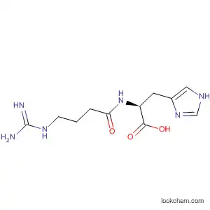 Molecular Structure of 49860-19-7 (L-Histidine, N-[4-[(aminoiminomethyl)amino]-1-oxobutyl]-)