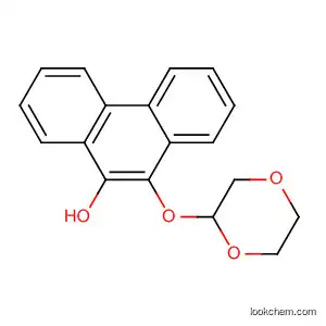 Molecular Structure of 5025-33-2 (9-Phenanthrenol, 10-(1,4-dioxan-2-yloxy)-)