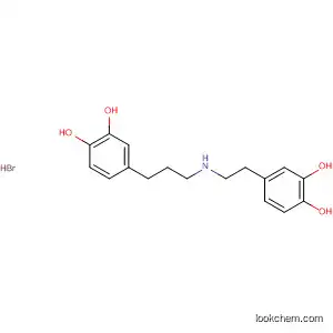 Molecular Structure of 51062-23-8 (1,2-Benzenediol, 4-[3-[[2-(3,4-dihydroxyphenyl)ethyl]amino]propyl]-,
hydrobromide)