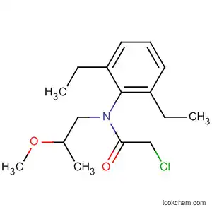 Molecular Structure of 51218-55-4 (Acetamide, 2-chloro-N-(2,6-diethylphenyl)-N-(2-methoxypropyl)-)