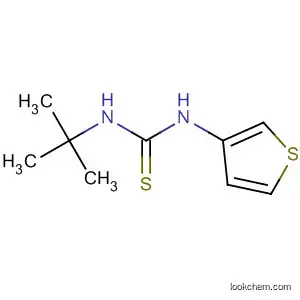 Molecular Structure of 51460-50-5 (Thiourea, N-(1,1-dimethylethyl)-N'-3-thienyl-)