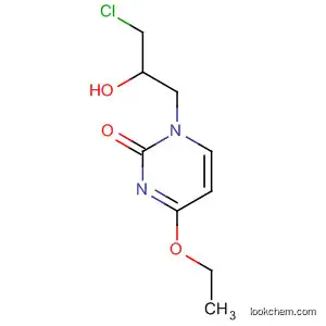 Molecular Structure of 51503-13-0 (2(1H)-Pyrimidinone, 1-(3-chloro-2-hydroxypropyl)-4-ethoxy-)