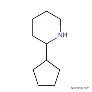 Molecular Structure of 51616-99-0 (Piperidine, 2-cyclopentyl-)