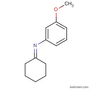 Molecular Structure of 52481-39-7 (Benzenamine, N-cyclohexylidene-3-methoxy-)
